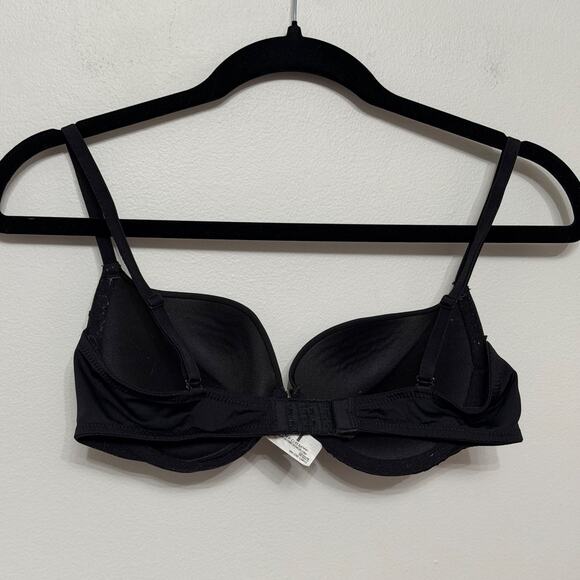 Maidenform Women’s 34C Black Push-Up Bra Self Expressions SE0075 Underwire Lace - Picture 2 of 3